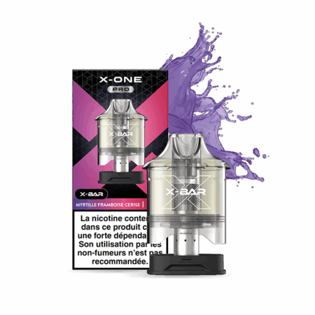 X-One Pro ×2 Pod Myrtille Framboise Cerise